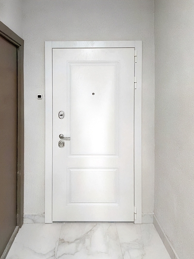 Дверь белого цвета