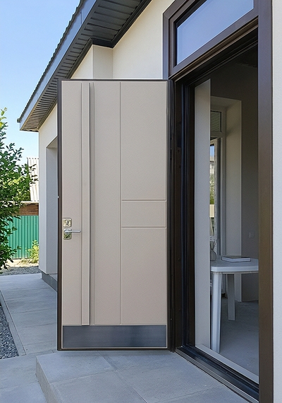 Дверь со стеклом сверху