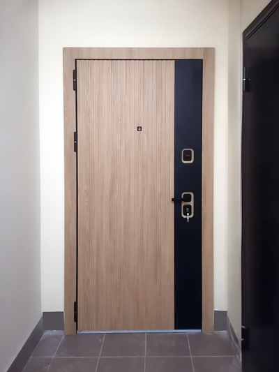 Дверь с двухцветной панелью МДФ Дверь с двухцветной панелью МДФ