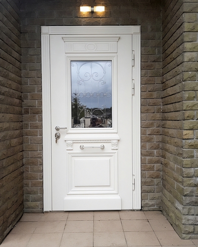 Белая термодверь