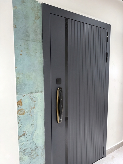 Дверь с биометрическим замком Дверь с биометрическим замком