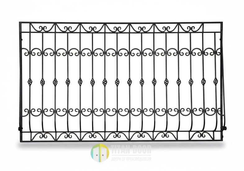 Кованая решетка для широких окон Кованая решетка для широких окон