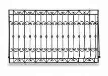 Кованая решетка для широких окон