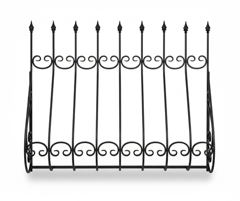 Кованая решетка дутой формы Кованая решетка дутой формы