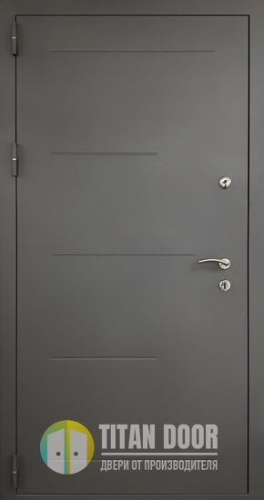 Входная дверь в квартиру с рисунком на металле и порошковым напылением муар