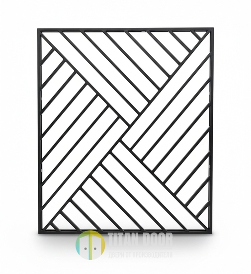 Оконная металлическая решетка сварного типа с влагостойким покрытием