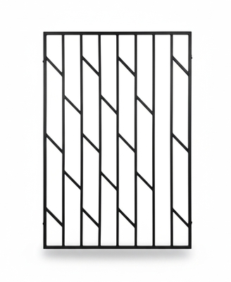 Стальная решетка на окно квартиры (сварной тип)