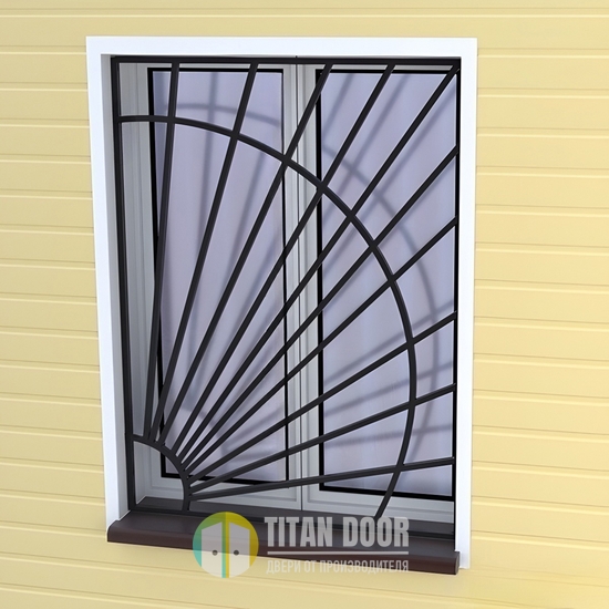 Металлическая сварная решетка из прутьев