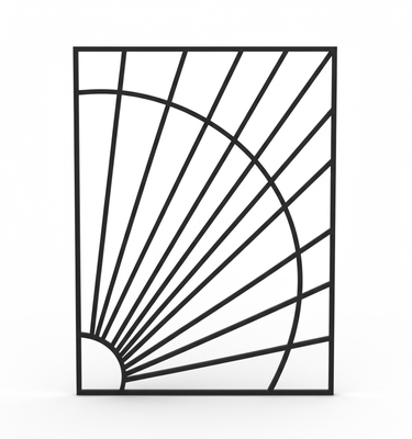 Металлическая сварная решетка из прутьев