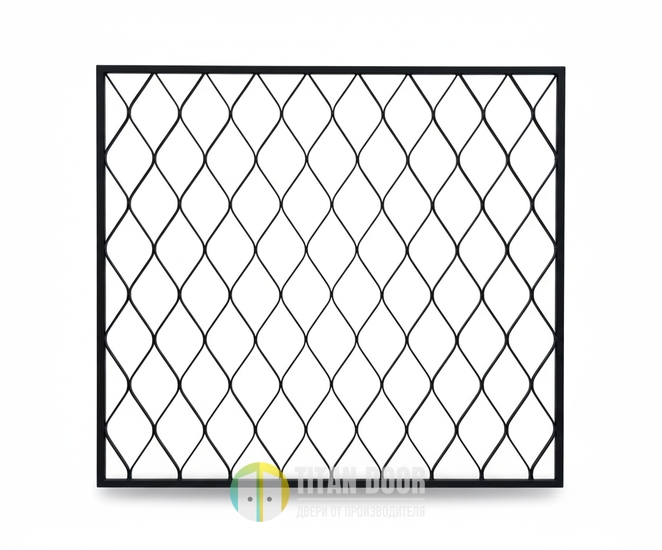 Решетка сварного типа на окно дачного дома Решетка сварного типа на окно дачного дома