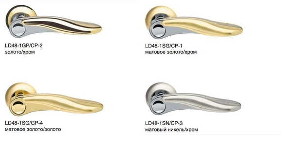 Ручка раздельная Ursa LD48-1GP/CP-2